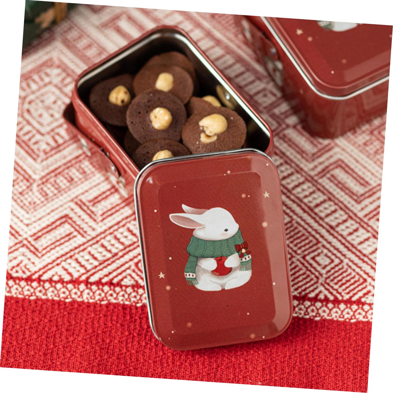 DECHOUS Weihnachtsplätzchendose Weißblech Keksdos Produktbild-Vorschau 6