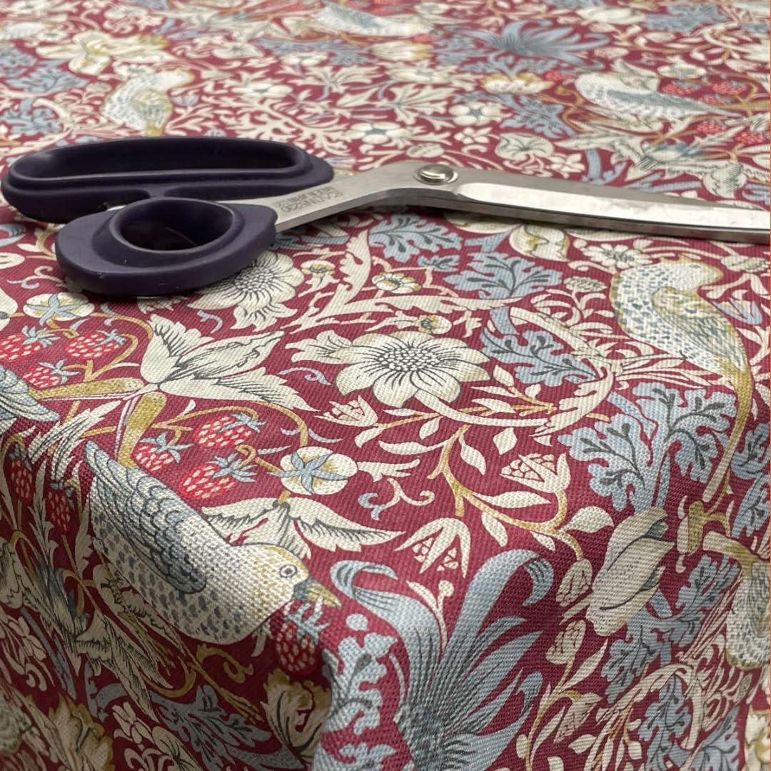 William Morris Strawberry Thief In Grey Matte Finish Oilcloth Wipe - View #9