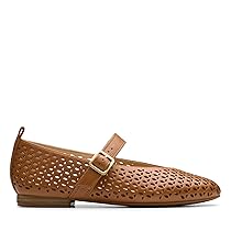 Clarks Fawna Jane – Ballerine da Donna, Tan Leather,