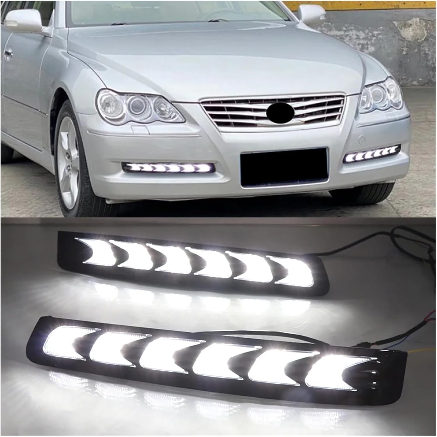 トヨタ マークX REIZ 2004 2005 2006 2007 2008 2009 LED DRL