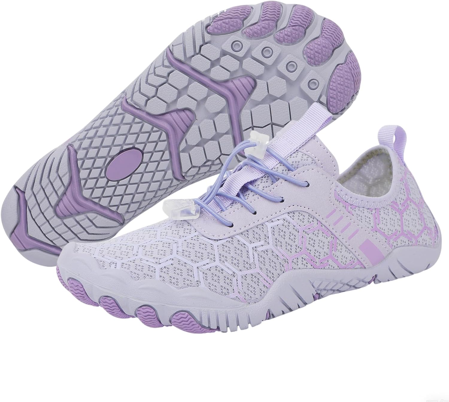 Women's Men's Hike Barefoot Shoes Wide Toe Box Water Shoes Quick Dry Swim Shoe Breathable & Non-Slip for Pool Beach Surf Walk Water Yoga