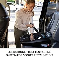 Vista 6 de Evenflo LiteMax NXT Asiento de coche para bebés con orientación trasera, ligero para prematuros e infantes 3-30lbs con SensorySoothe. Fácil Cuarzo