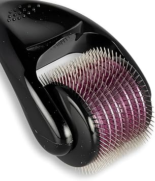 Derma Roller-Titanium 540 Micro Needle Roller for regeneration Beard & Hair Growth,Micro needling Roller,Trimmer Roller,Home Use Skin Care,Facial Wrinkles,Stretch Marks Skin Care (1.5mm)