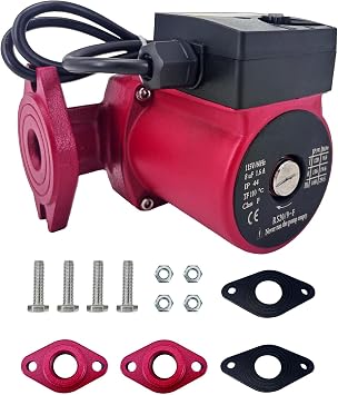 UPS26-99FC 115V 1/6HP Water Circulator Pump Boiler Pump Used for Radiant Heating, Fan Coil Heating,Hydronic Heating,Solar and Other System Types 52722512