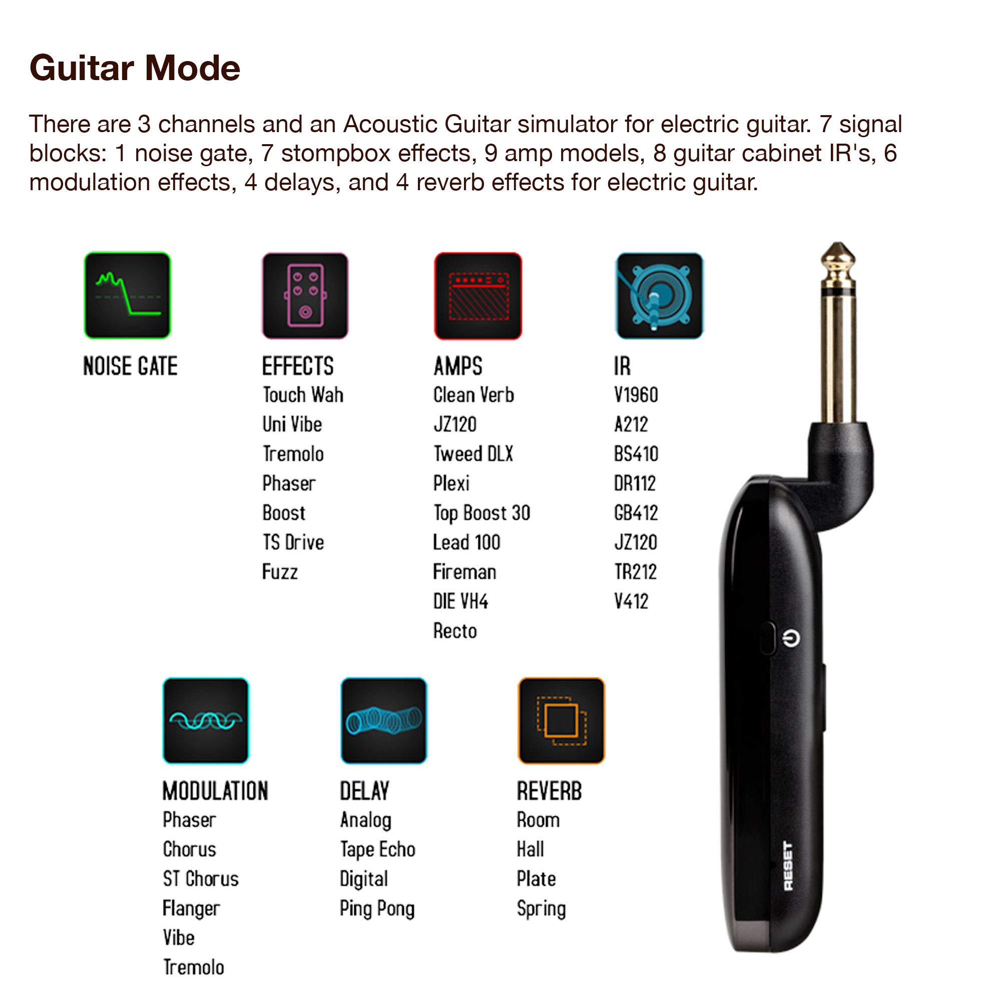 NUX MP2 Might Plug - Guitar/bass amp 
