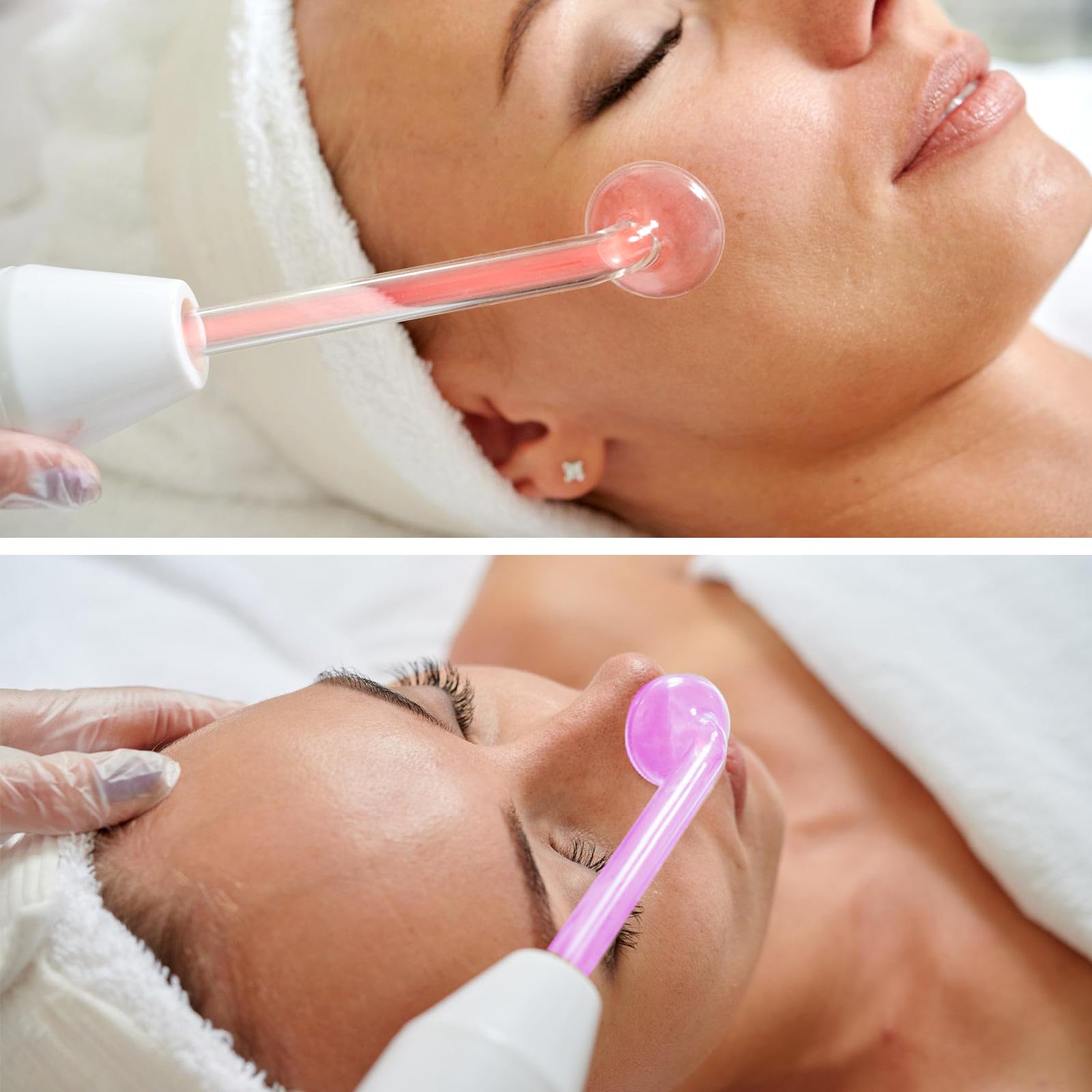 Varilla de alta frecuencia para la cara, pared de alta frecuencia con 6 sondas, acné de alta frecuencia, máquina facial de belleza para tonificar la piel, reducción de arrugas, acné, pérdida de