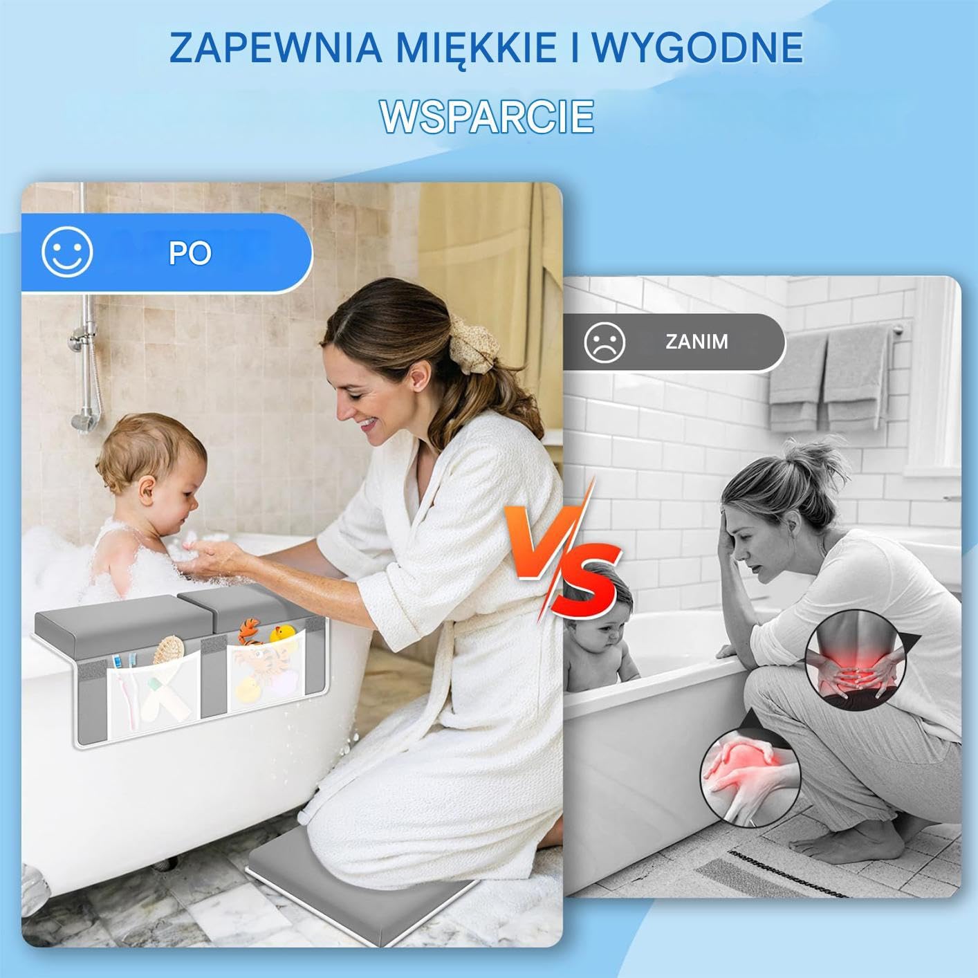 Poduszka Do Klęczenia W Wannie Podkładka Do Klęczenia Przy Kąpieli