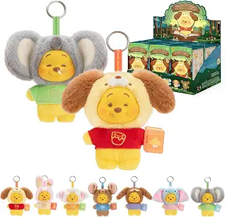 TOP TOY ディズニー(Disney) プーさん「動物童話ブック」シリーズ ぬいぐるみ ペンダント【6ピース】ガチャガチャ ブラインド | ボックス フィギュア プラモデル プレミアム おもちゃソフビ 誕生日 プレゼント ディズニークリスマス ギフト
