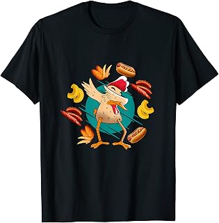 Chicken Wing Chicken Wing Hotdog and Bologna Dabbing Shirt T-Shirt