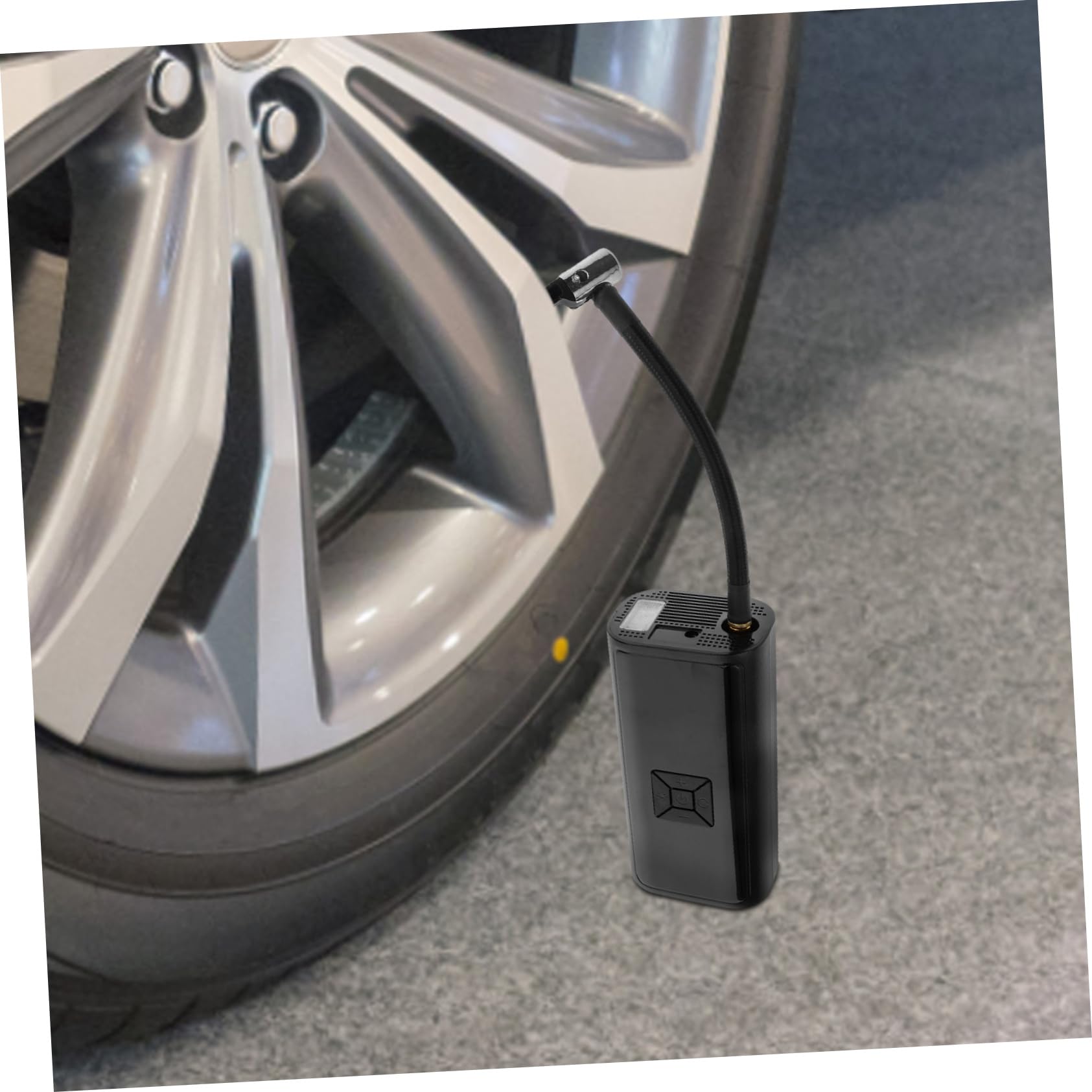 TOPBATHY Pompa Aria Portatile per Bicicletta e Auto Display Digitale 3-150psi 16l/min per Gonfiaggio Rapido Pneumatici Bici Elettriche e Auto