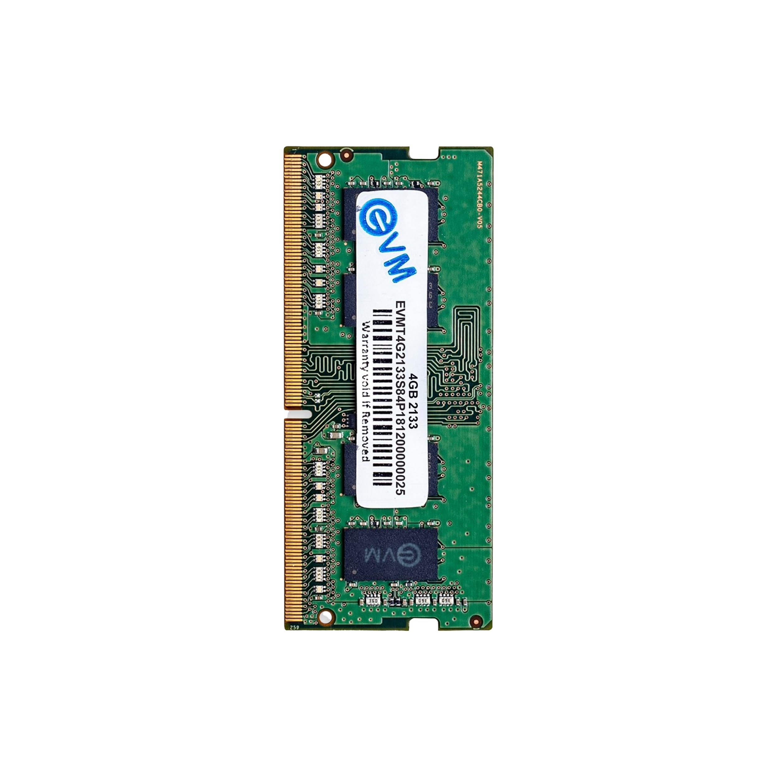 EVM 4GB DDR4 Laptop RAM 2133MHz So-DIMM Memory - Enhanced Performance for Multitasking with 10-Year Warranty (EVMT4G2133S84P)