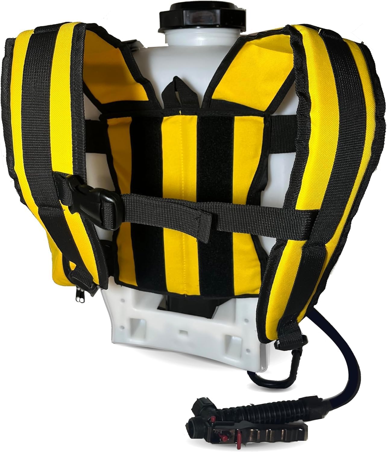 Strap Pack Backpack for Carrying Outdoor Wet Dry Vacuums or Water Coolers (Gold)