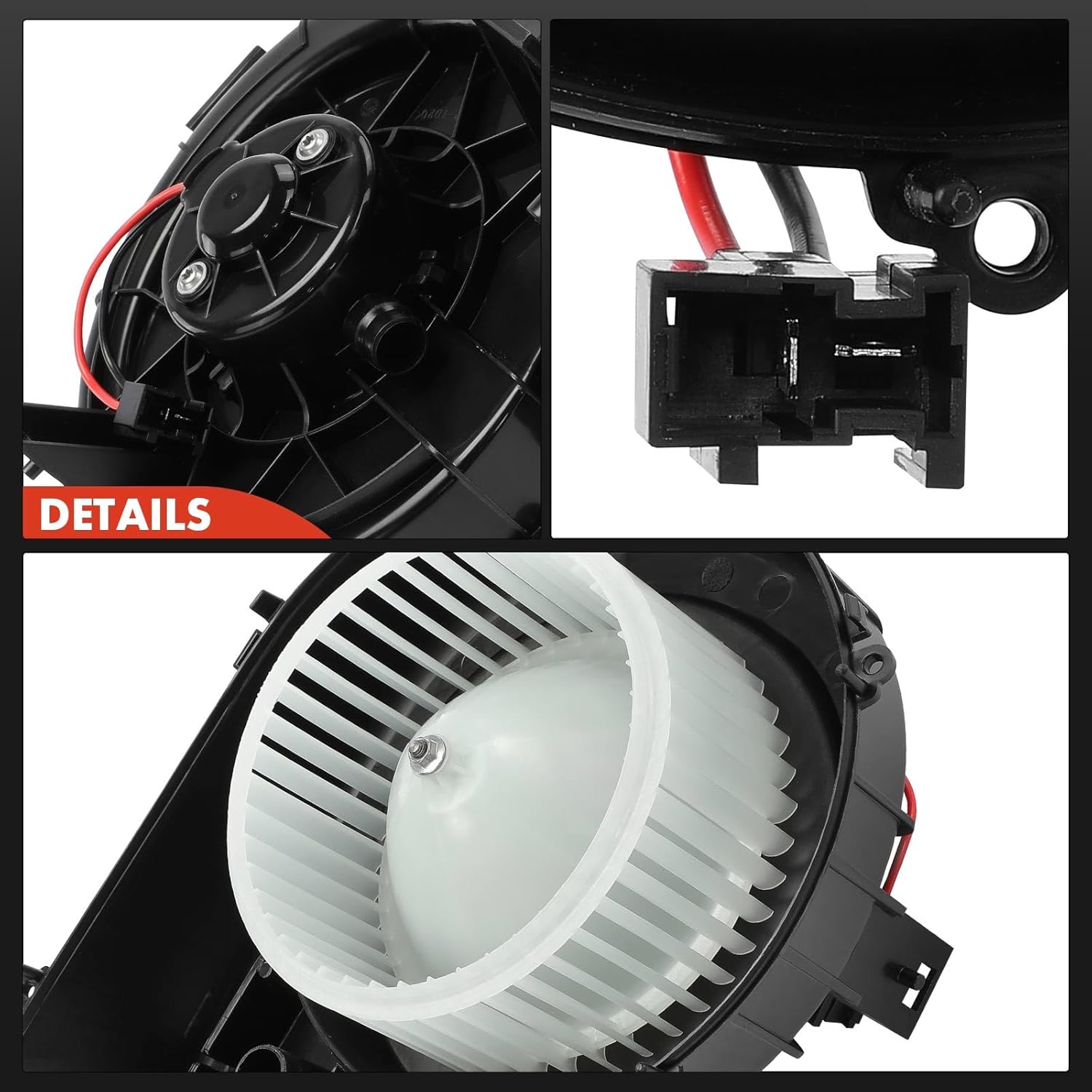 A-Premium Front HVAC Heater Blower Motor Compatible with Nissan Altima 2002-2004, 2.5L/3.5L, Sedan, with Automatic Climate Control - Replace# 272258J001, 272308J100