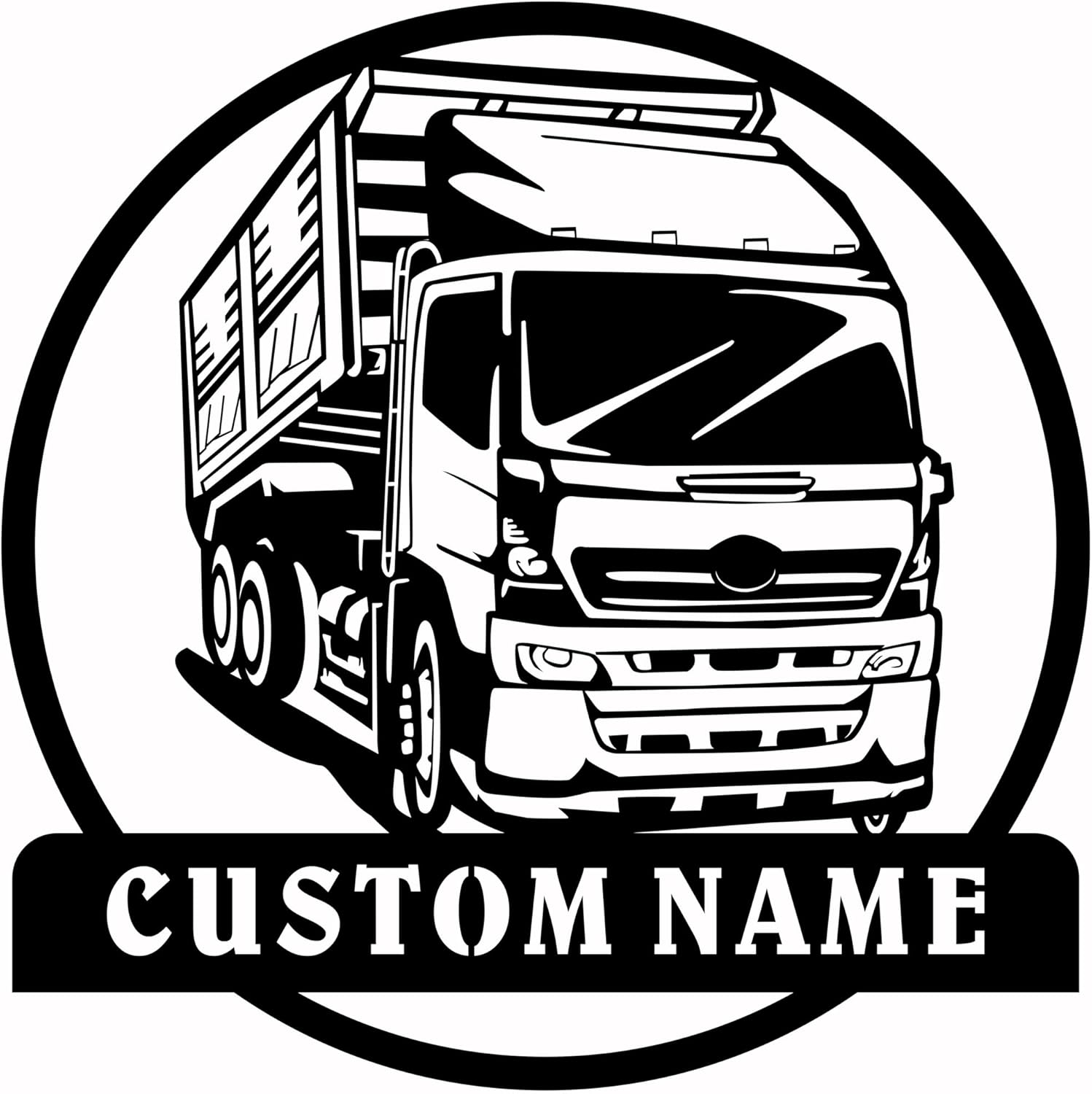 Personalized Metal Sign Garage Decor Truck Plaque Car Club Biker Wall Art Custom Name Address Home Decor Housewarming Memorial Gift Suitable Outdoor Indoor (TWO)