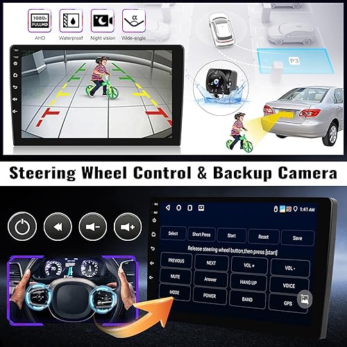 Miniatura 7 de SIXWIN 4G+64G Android 13 Car Stereo para Subaru Forester 2016 2017 2018 9 pulgadas pantalla táctil con CarPlay Android Auto Mirror Link UI Bluetooth