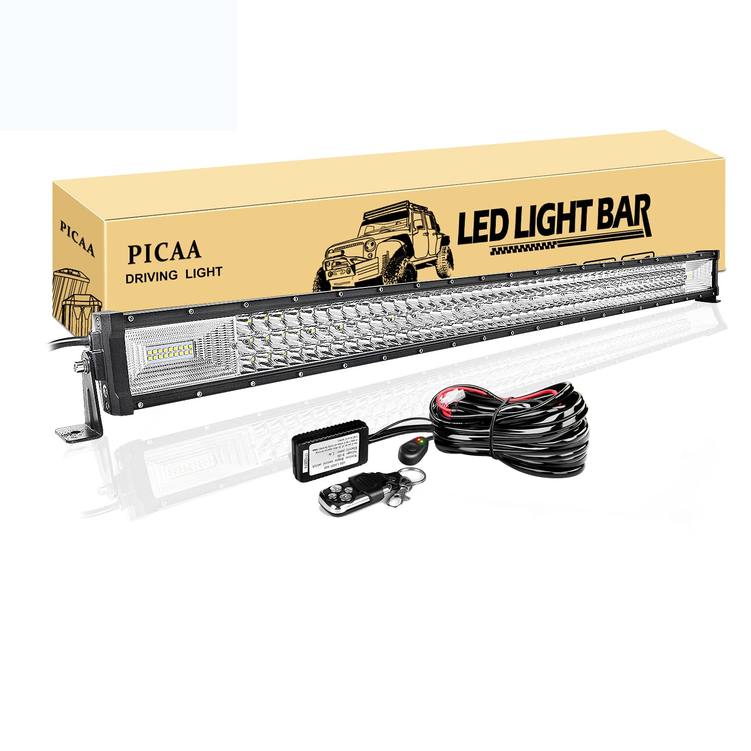 PICAA Led Barre Lumineuse 32 pouces 79CM 180W Rampe a led barre de led