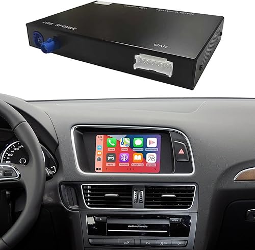 Road Top Carplay inalámbrico Android Auto para Audi A4 A5 S4 S5 RS4 RS5 Q5 2008-2015 con sistema 3GMMI, kit de readaptación Carplay, soporte