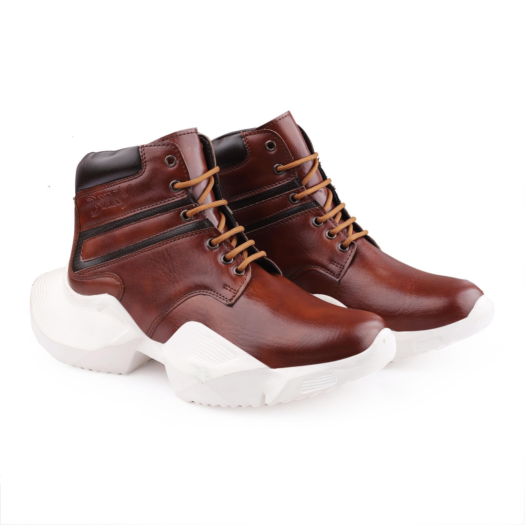 Mens 4 Inch Hidden Height Increasing Casual Tan Formal and Ankle Lace-Up Light Weight Boots.- 5 UK (B0CLZJWDM2) Amazon Price History, Amazon Price Tracker