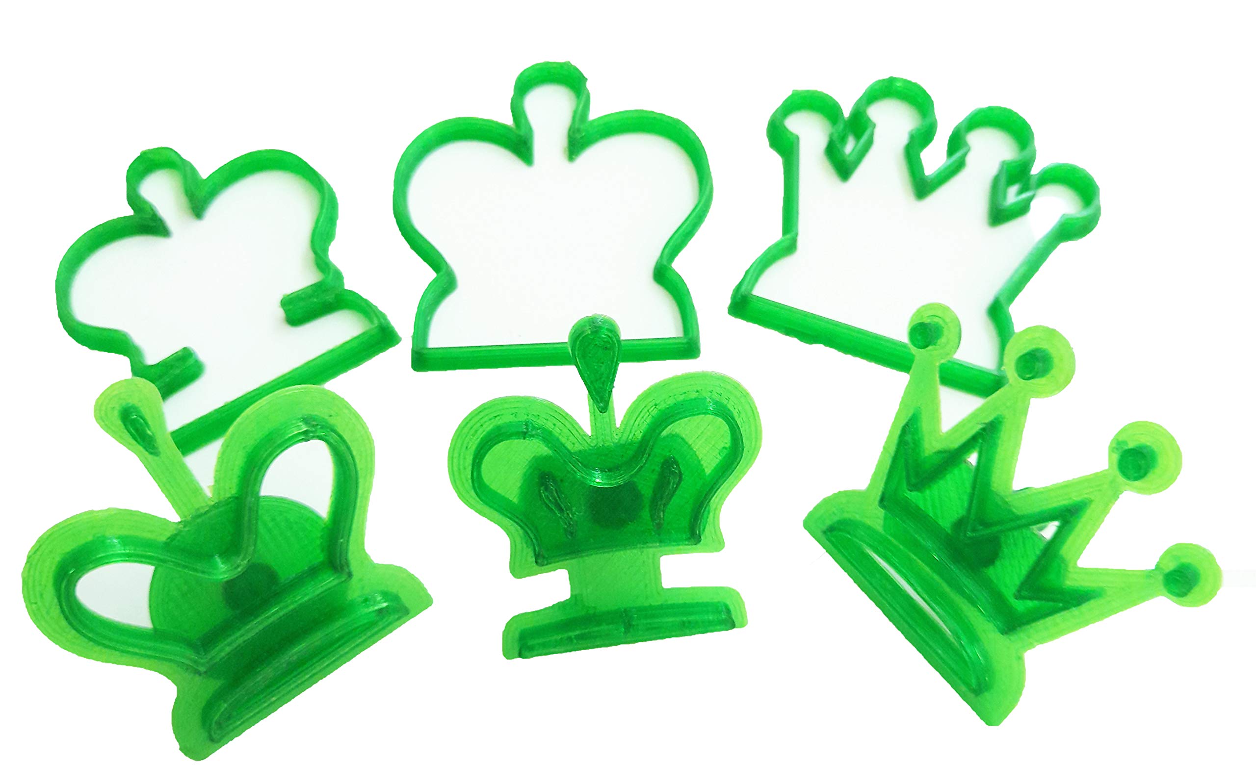 OHM Crown Cookie Fondant Cutters SUGARCRAFT Cake Decorating Tool Drawing Stencil Painting Stencil Set