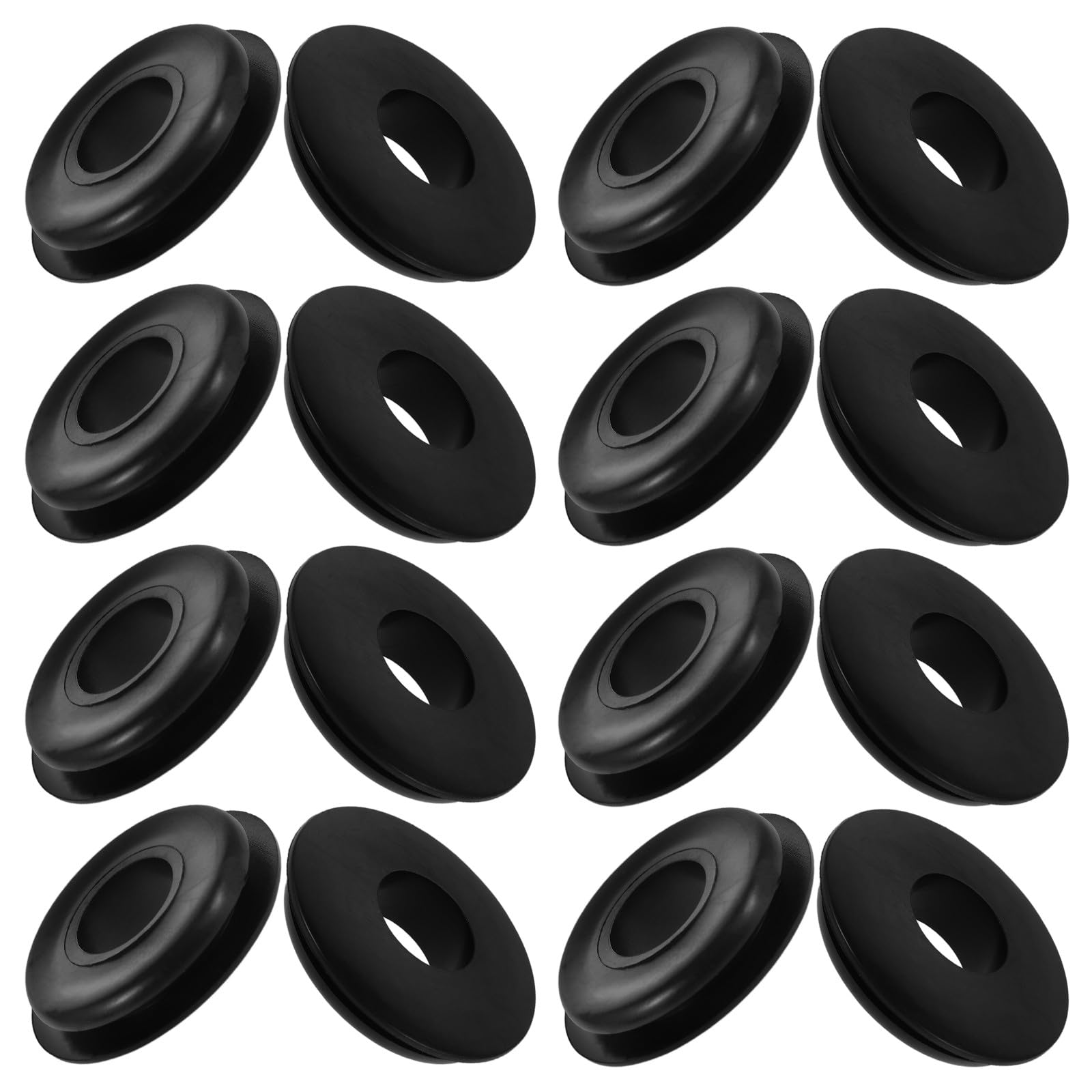 jojofuny Juntas de Goma y Alto Rendimiento de Sellado Fácil Instalación Accesorio Juego de 100 Negro para Válvulas Manuales de Semirremolques
