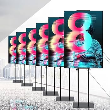 A4 Adjustable Pedestal Poster Advertising Stand Al... U2013 Vicedeal