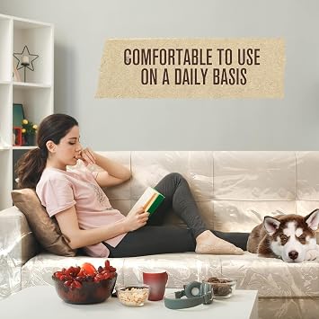 Plastic Couch Covers for Pets, Sofa Protector, Clear Vinyl, 96x40 IN