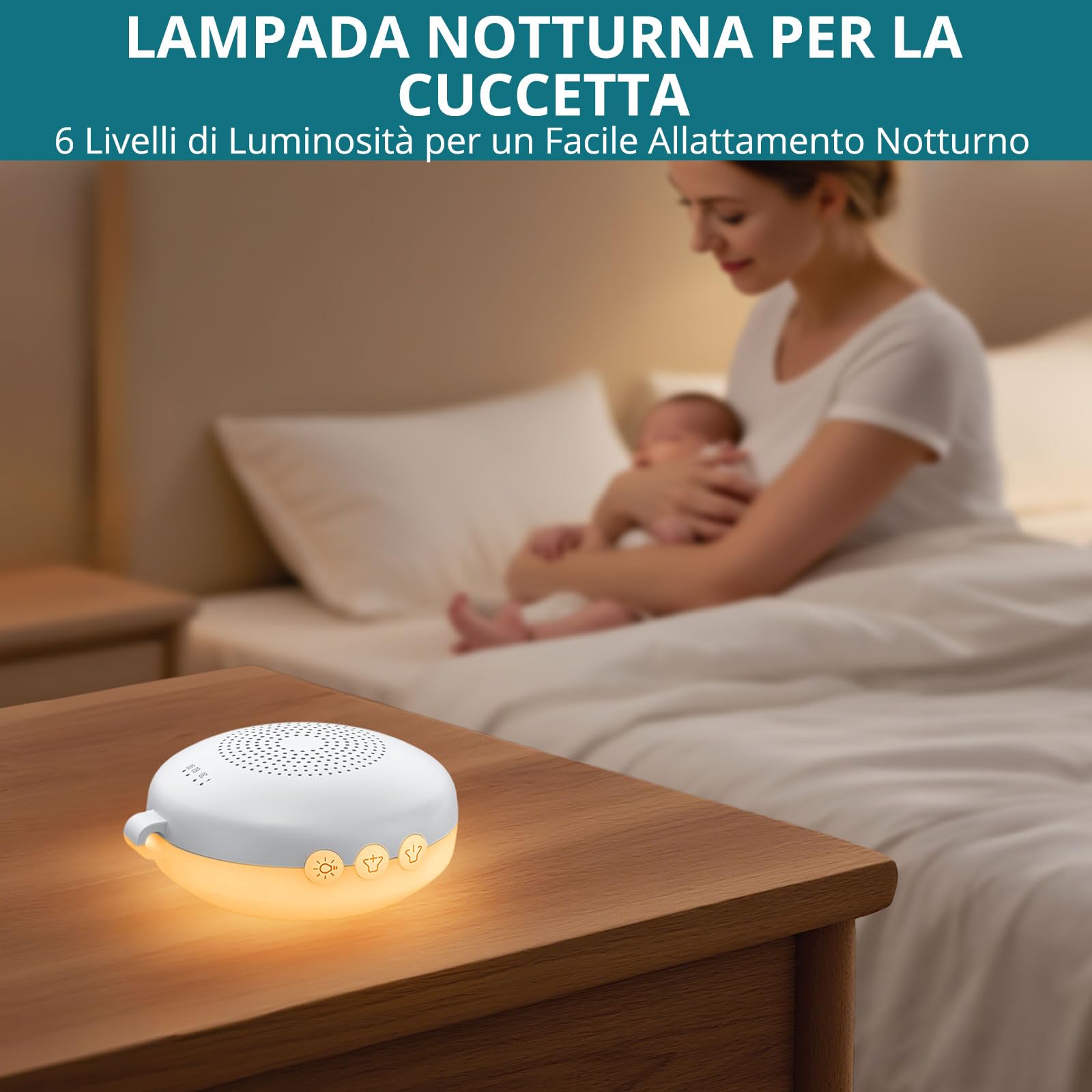 GuKKK Macchina Rumore Bianco Rumore Bianco Neonato Portatile 24 Suoni GuKKK Macchina Rumore Bianco Rumore Bianco Neonato Portatile 24 Suoni