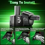 LJH 2-in-1 CCS1 & J1772 to Tesla Charger Adapter for Model Y/3/S/X/Cybertruck - 250KW DC Fast Charging & 80A AC, NACS Compatible, Level 3 & Level 1-2 Charging Stations