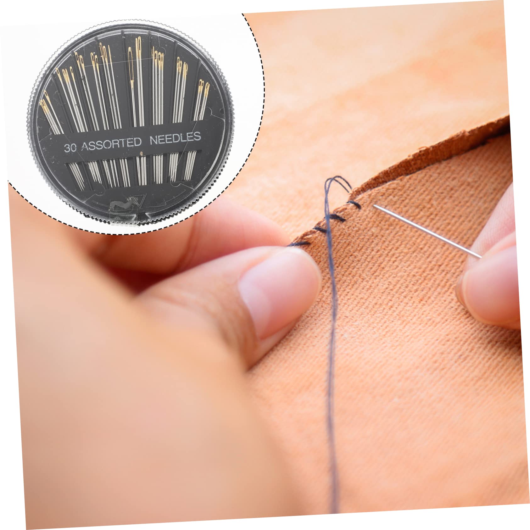 STOBOK Kit Di Strumenti Per Filo Da Cucito 50 Pezzi Kit Di Aghi Da Cucito Compatto E Portatile Per Viaggi Decorazioni E Riparazioni Di Indumenti