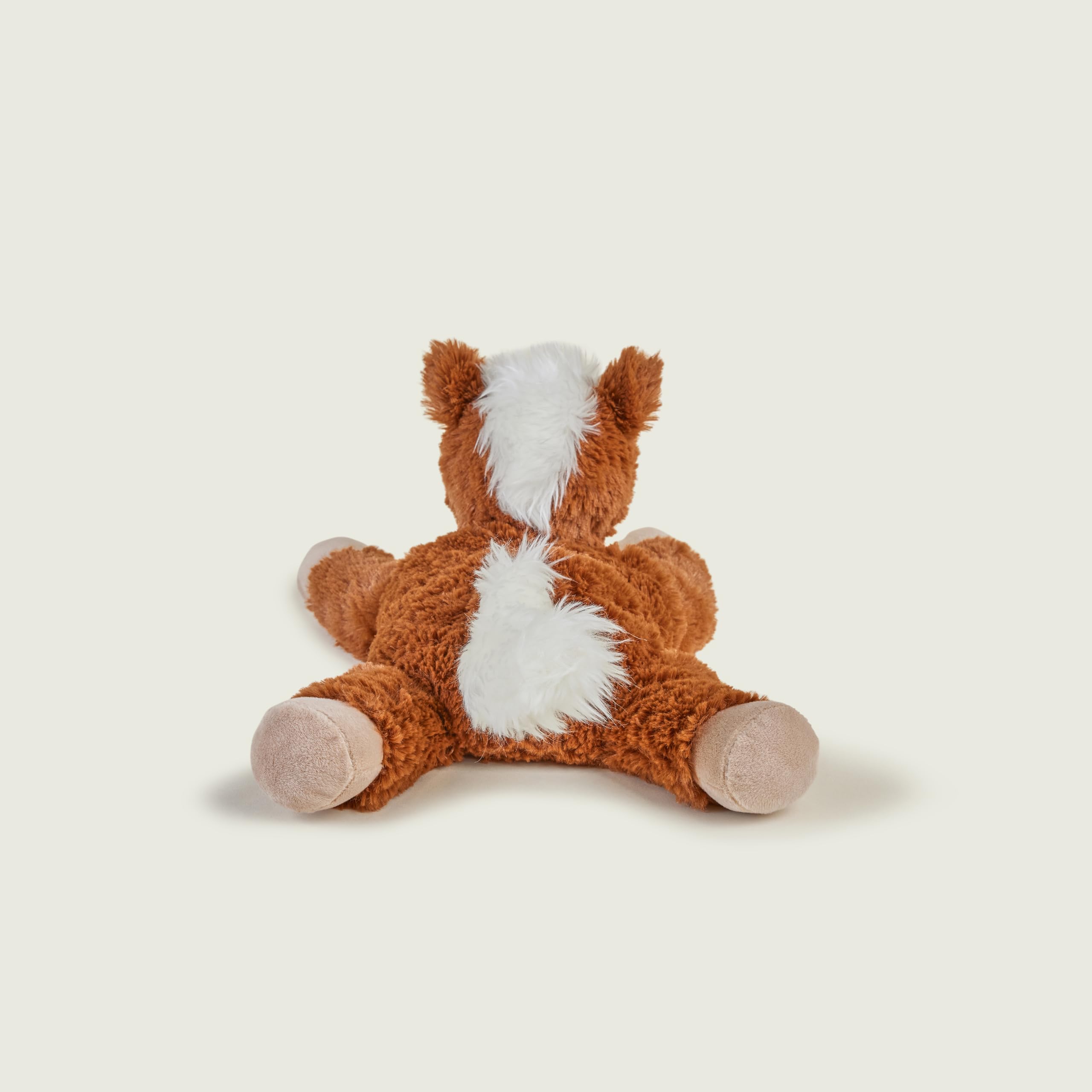 Warmies Plüsch Liegendes Pferd – Mikrowellengeeignetes, beschwertes Wärmestofftier für Kinder und Erwachsene, mit französischem Lavendelduft