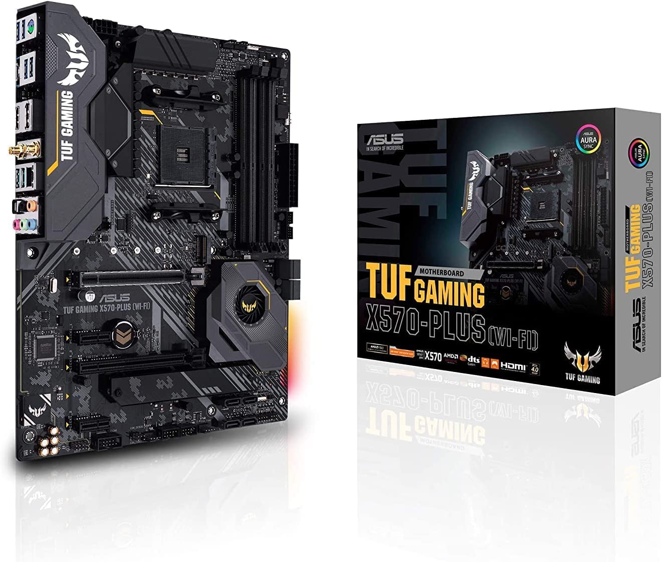 CPU ASUS TUF X570 Ryzen7 5700X DDR4 16GB NGTEK AMD Ryzen 7 5700X 8-Core, 16-Thread Unlocked Desktop