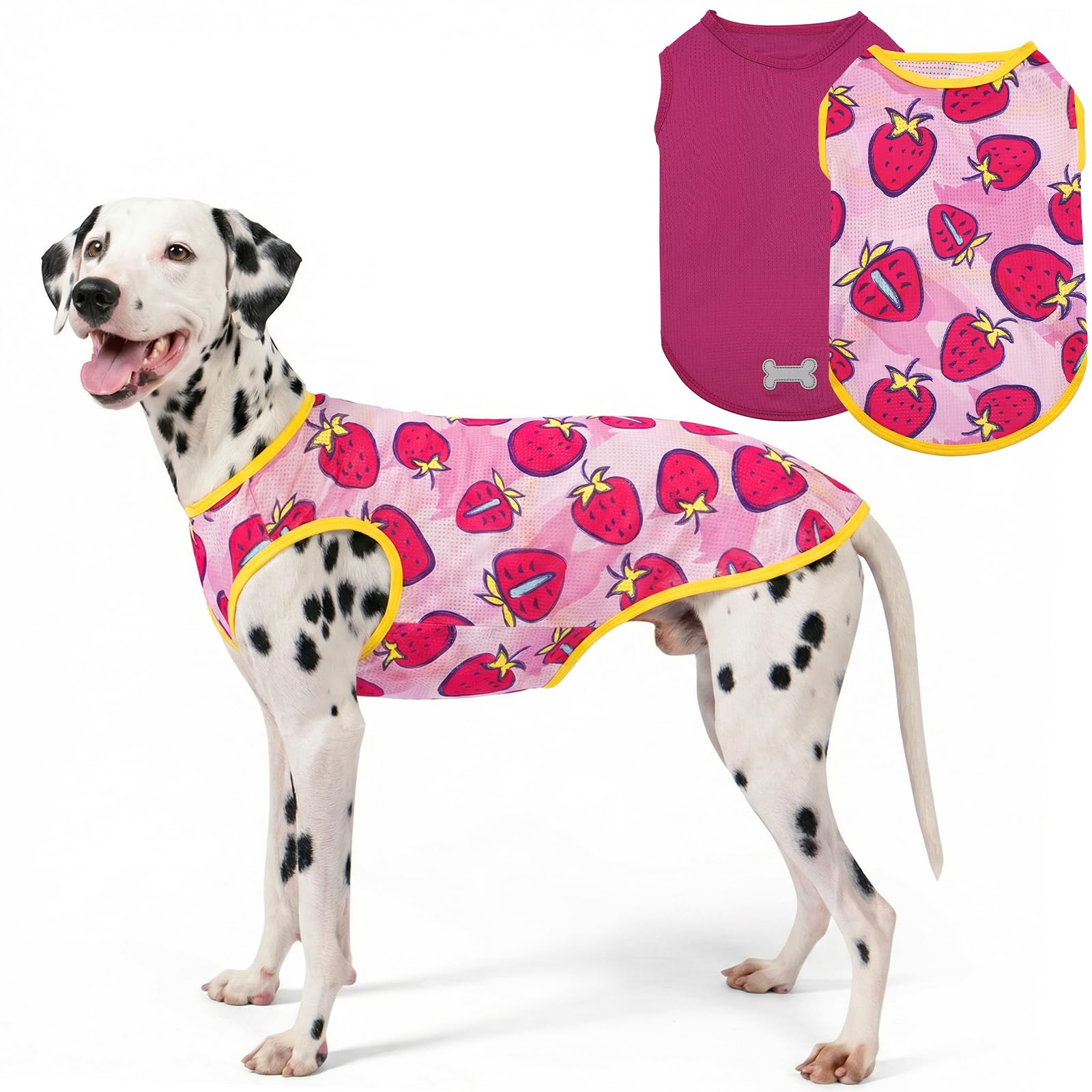 KYEESE 2Pack Dog Shirts Mesh Tank Top