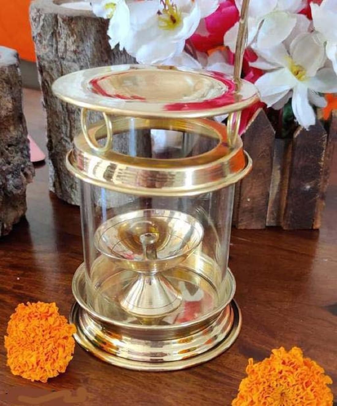 Stotram Brass Aroma Incense Burner Camphor lamp with Akhand Diya.Kapur,Oil Burner & Diffuser(Medium) (B0CP68X4S5) Amazon Price History, Amazon Price Tracker