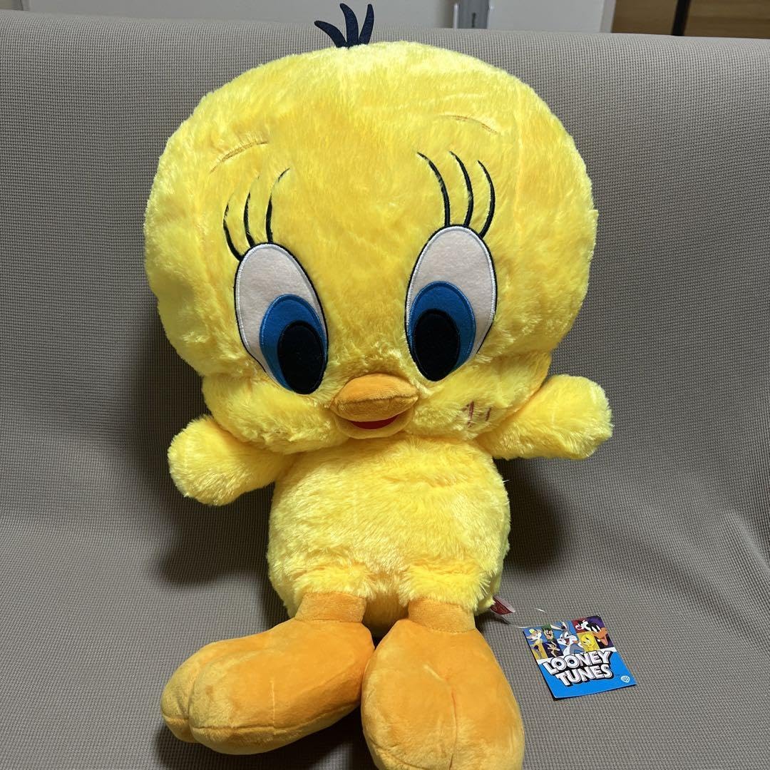 【日本未発売♡】トゥイーティー ぬいぐるみ BIG ぬいぐるみ