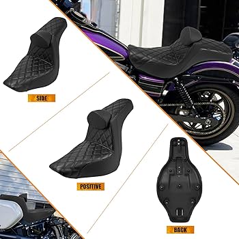 Amazon | HCmotorku バイク シート タンデムシート ピリオン