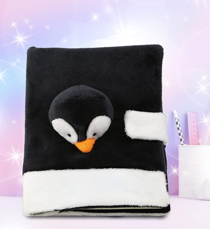 Cuaderno Peluche Pinguino DolliBu, Diario Personal 80 Pgs miniatura 5