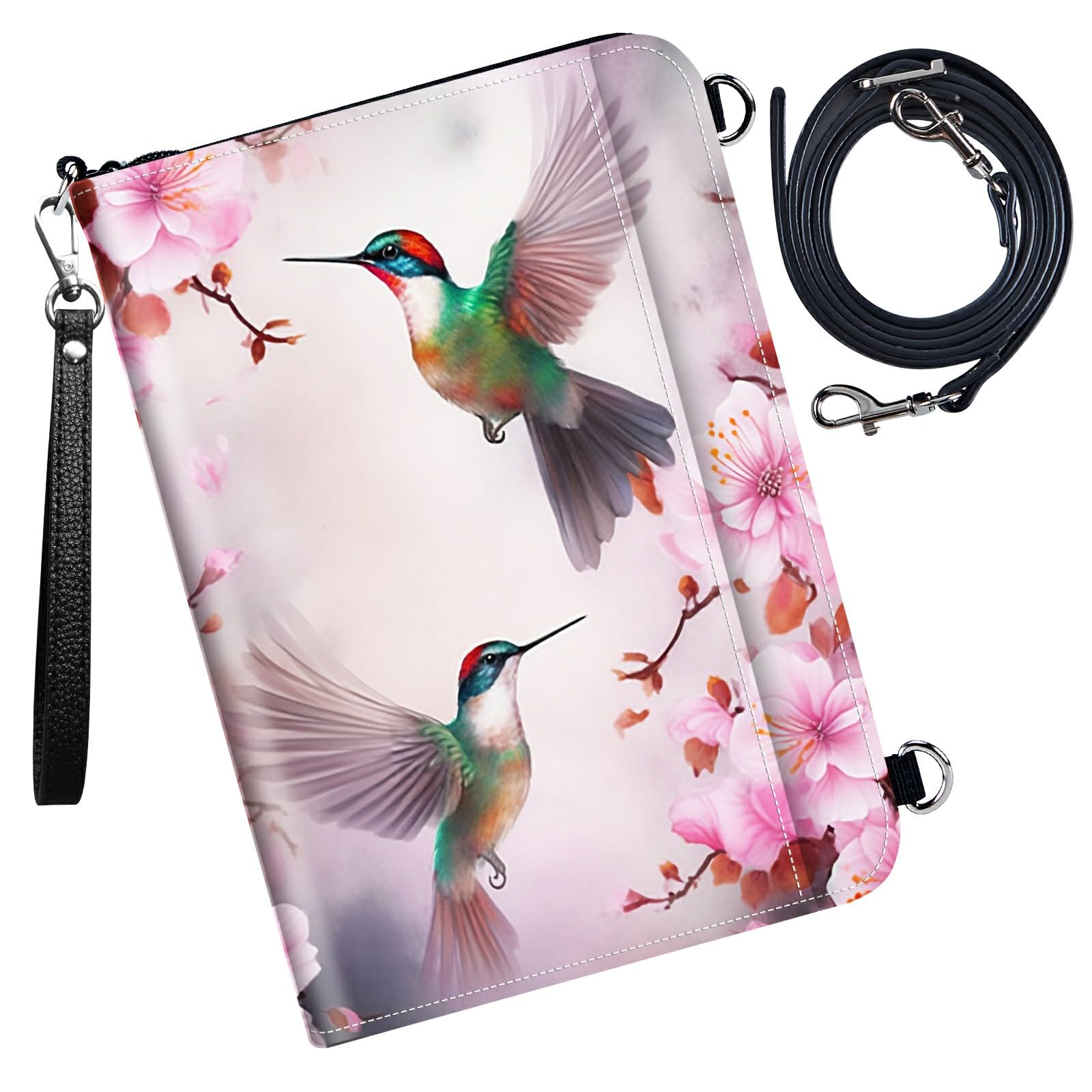 DIGTIALL Passport Wallet,Family Passport Holder,Family Passport Bags for Travel,Travel Document Organizer Credit Cards Case with Removable Wristlet