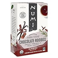 Vista 8 de Numi - Té orgánico Rooibos, caja con 100 bolsas de tisana de hierbas (el embalaje puede variar)