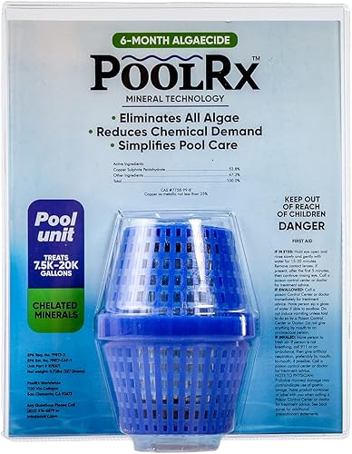 Unidad para alguicidas de PoolRx, Azul