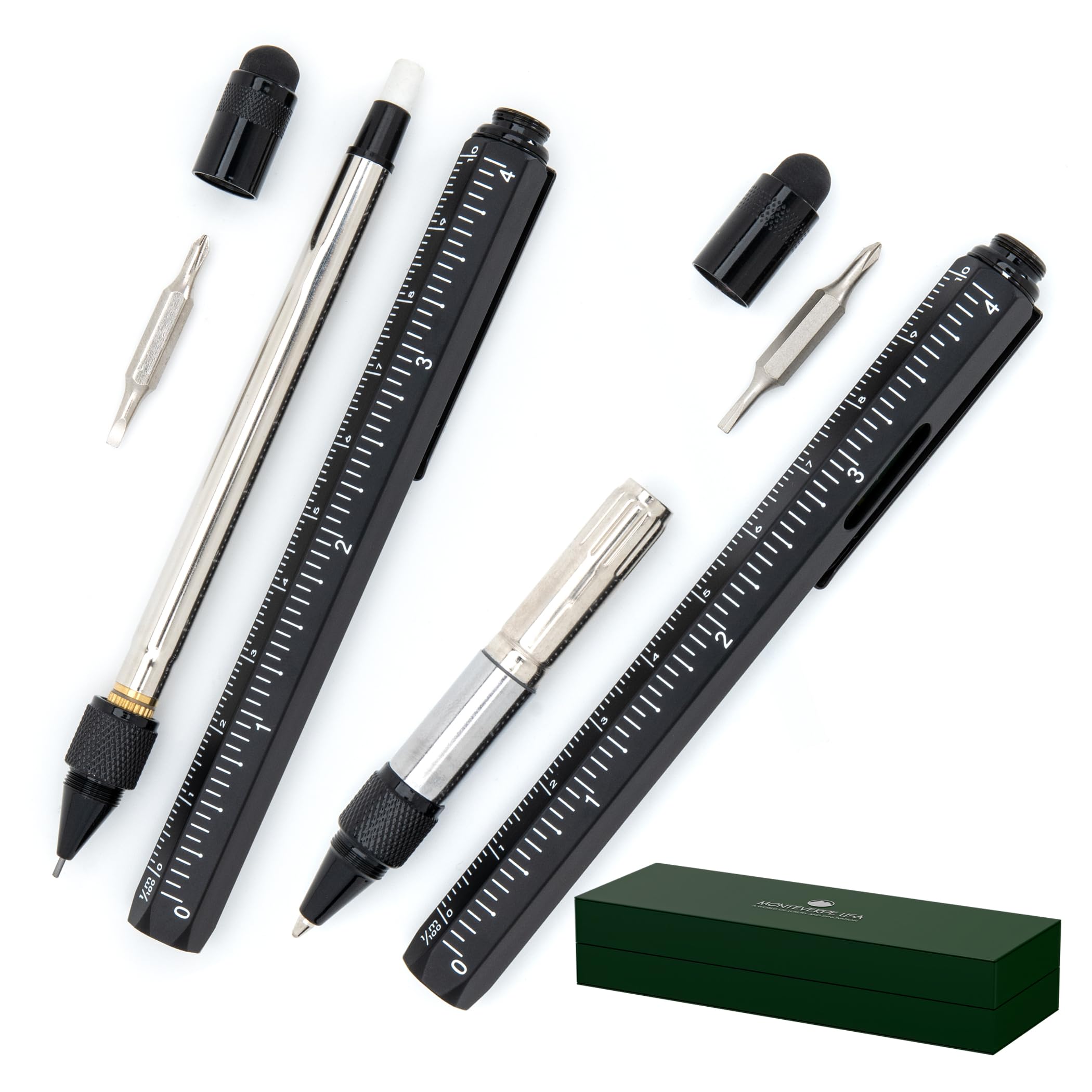 Monteverde One Touch Tool Set penna a sfera con pennino nero + matita nera