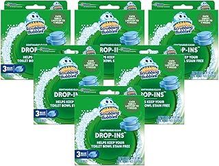 Scrubbing Bubbles Toilet Bowl Tablets, Continuous Clean Toilet Drop In Discs, Each Tablet Provides 4 Weeks of Protection Against Stains and Build Up, 3 Count (Pack of 6)