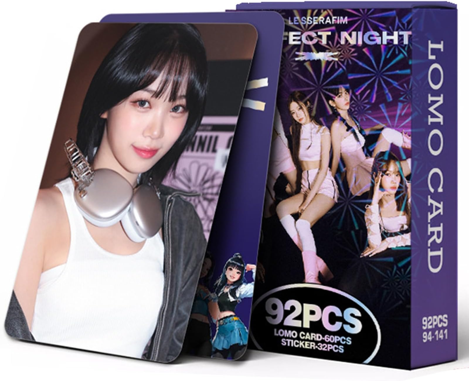 KPOPBP Album Photocards Kpop PERFECT NIGHT Lomo Cards Set Gift Merch for Fans