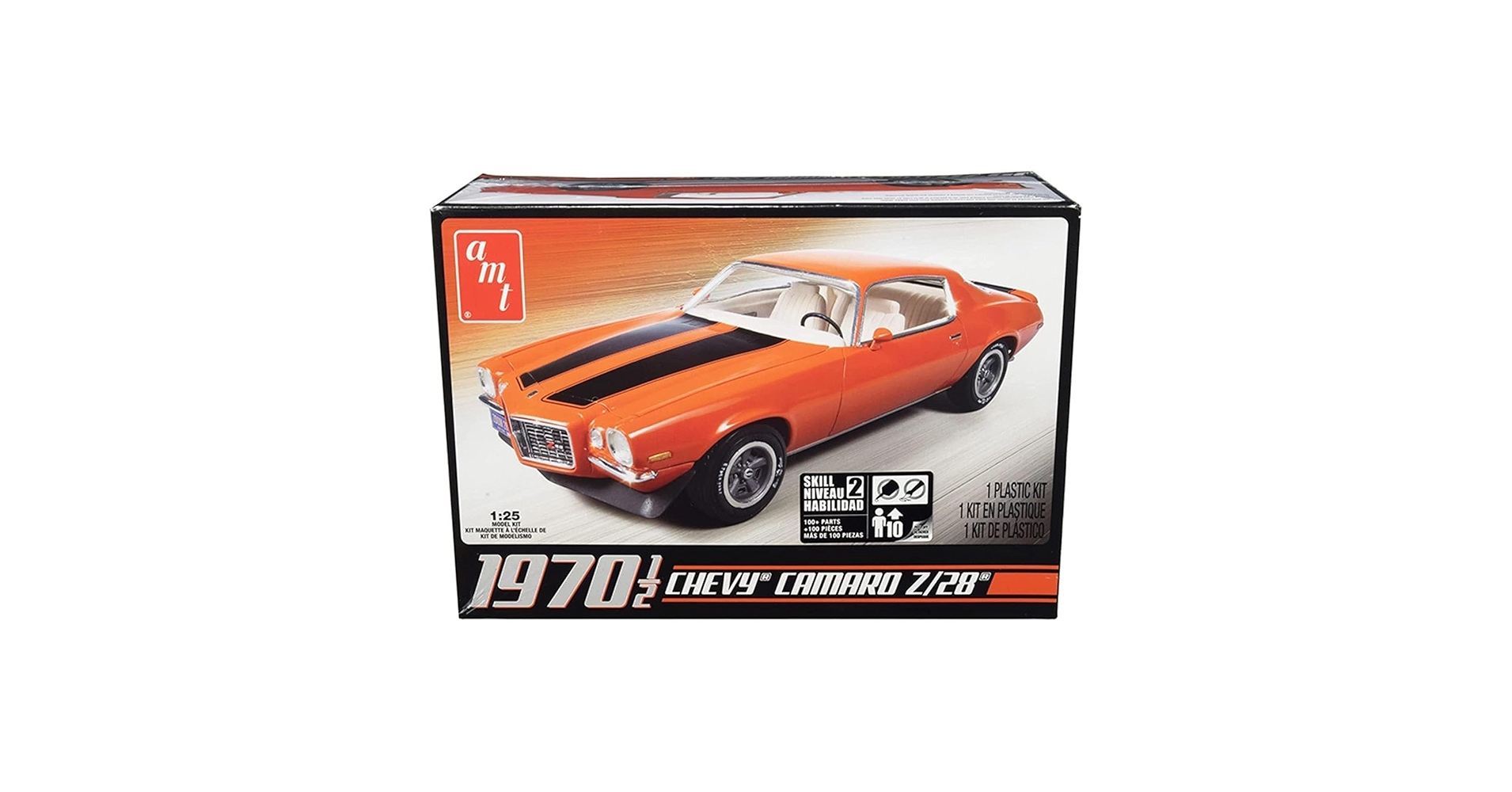 AMT 70' Chevrolet Camaro Z-28 プラモデル AMT 1970 1/2 Chevy Camaro Z-28 1:25 Scale Model Kit | Auto