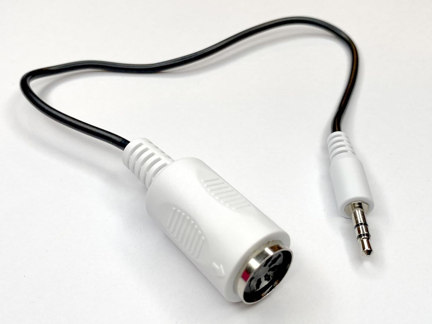 (2 Pack of Type-B MIDI to 3.5mm Adapter 13" Inch Cables in White