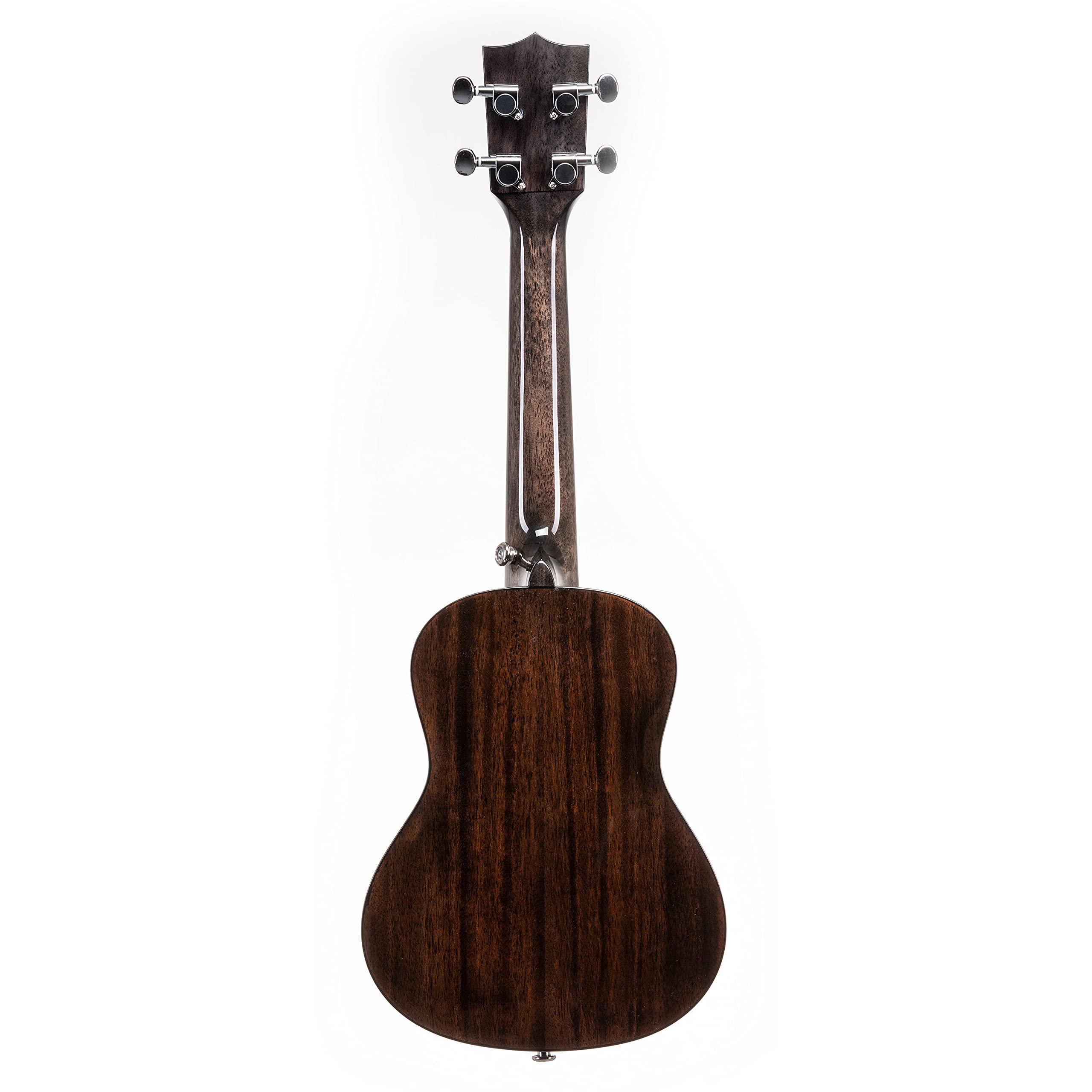 VOLT - Ukulele Siena, dimensioni: tenore, copertina in mogano, tastiera: palissandro, finitura lucida, ornamenti in madreperla, lunghezza: ca. 660 mm, con bottoni per cintura, custodia imbottita