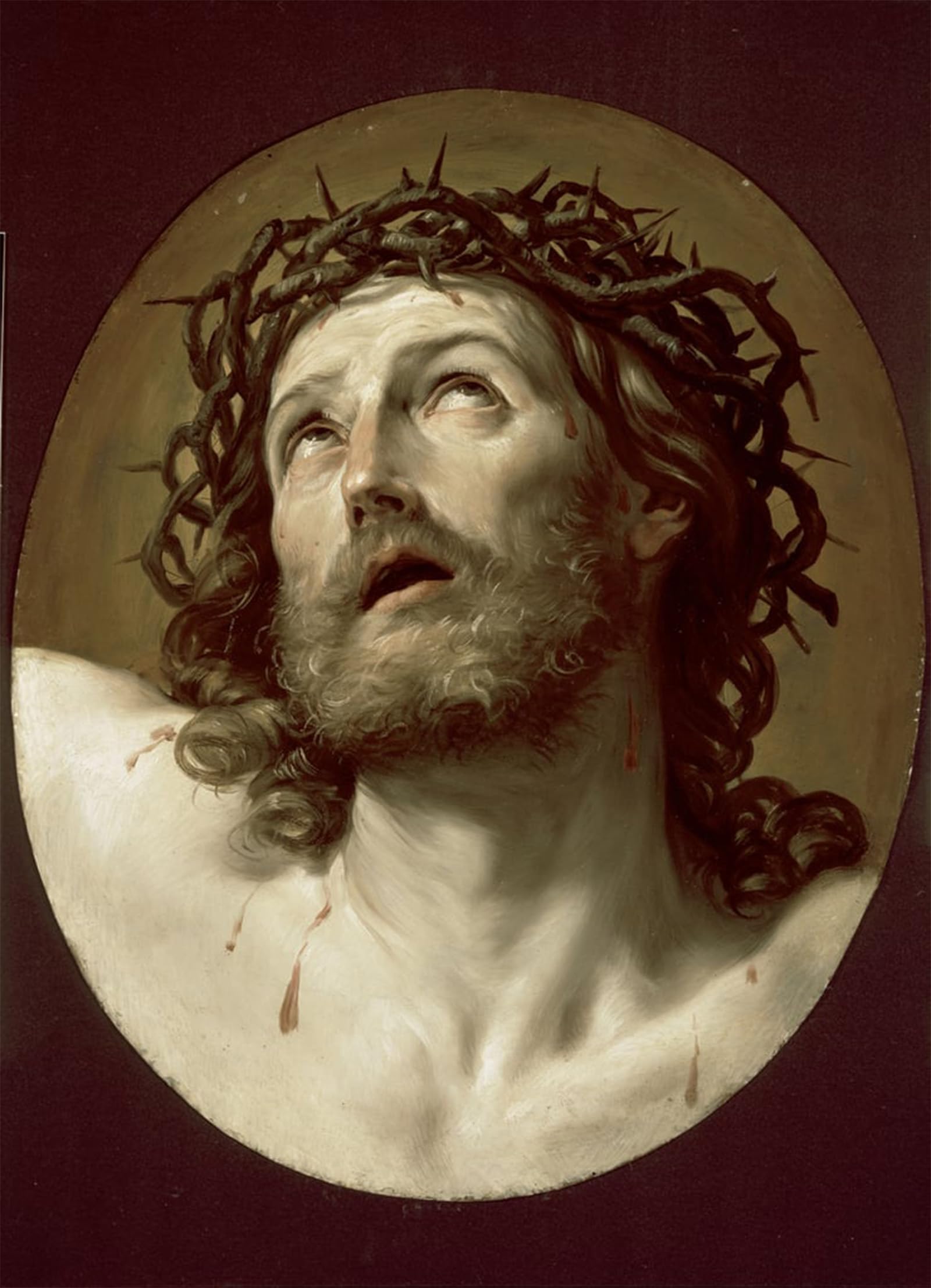 SERENDIPITP Aesthetic Poster Photo Wall Print Retro Picture Head of Christ Crowned with Thorns by Vintage Painting Modern Wall Artwork for Home Decor 60x90cm