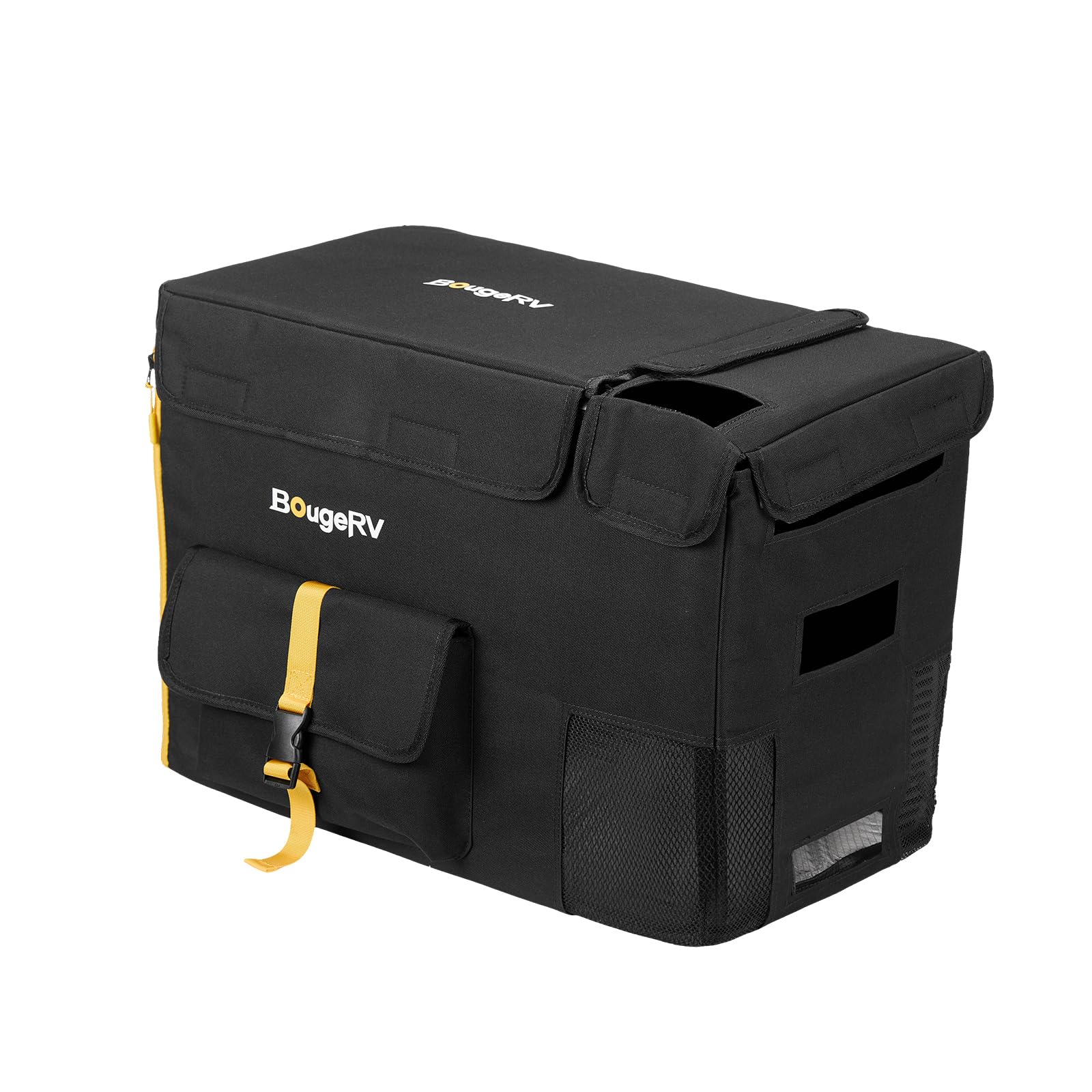 BougeRV Wasserfest und Isoliert Schutzhülle für CR PRO Kühlbox, 600D Oxford Tragetasche(Kühlbox Nicht enthalten)