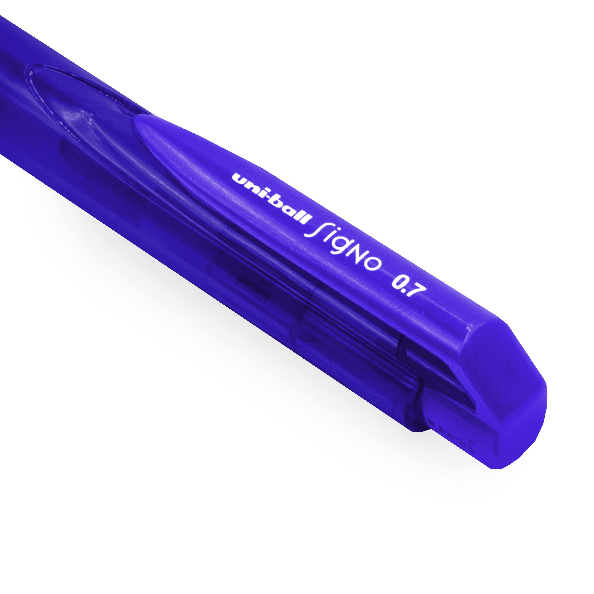 Uni-Ball Signo UMN-155-07 - Penna a sfera con inchiostro gel, punta fine 0,7 mm, inchiostro giallo, confezione da 6