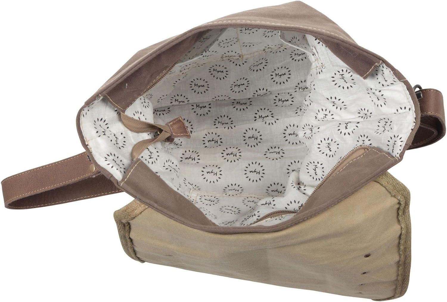 Myra Bag Vintage Kobicha Shoulder Bag S-4431 - Image 7