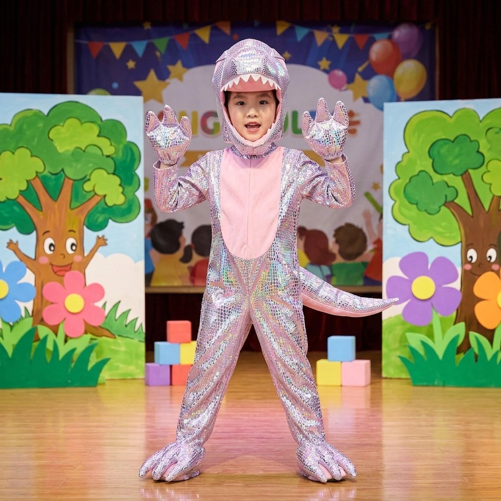 Dinosaurierkostüm, Kostümzubehör, Kinderbekleidung, Rollenspiel.